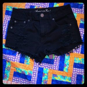 American Eagle Black Shorts size 00